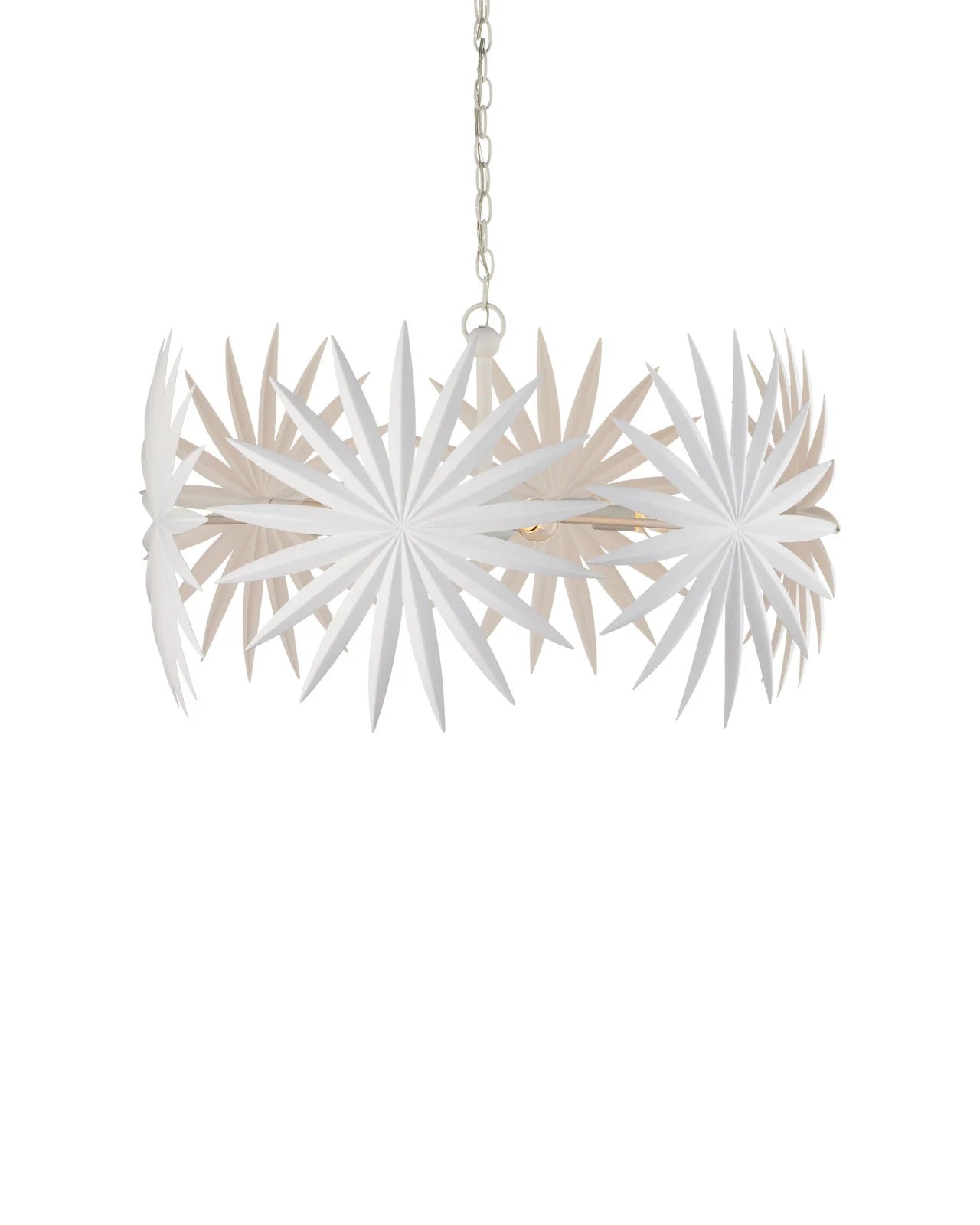 Bismarkia Small Wht Chandelier