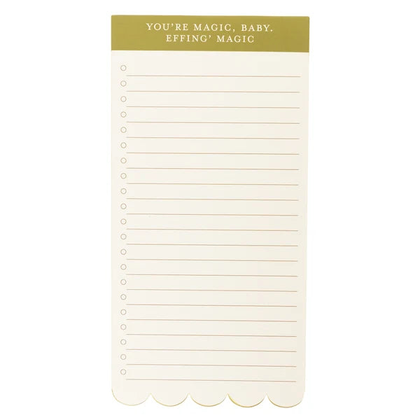 Effing' Magic Notepad, Sage