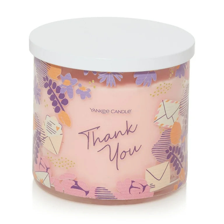 Thank You 3 Wick Candle Jar