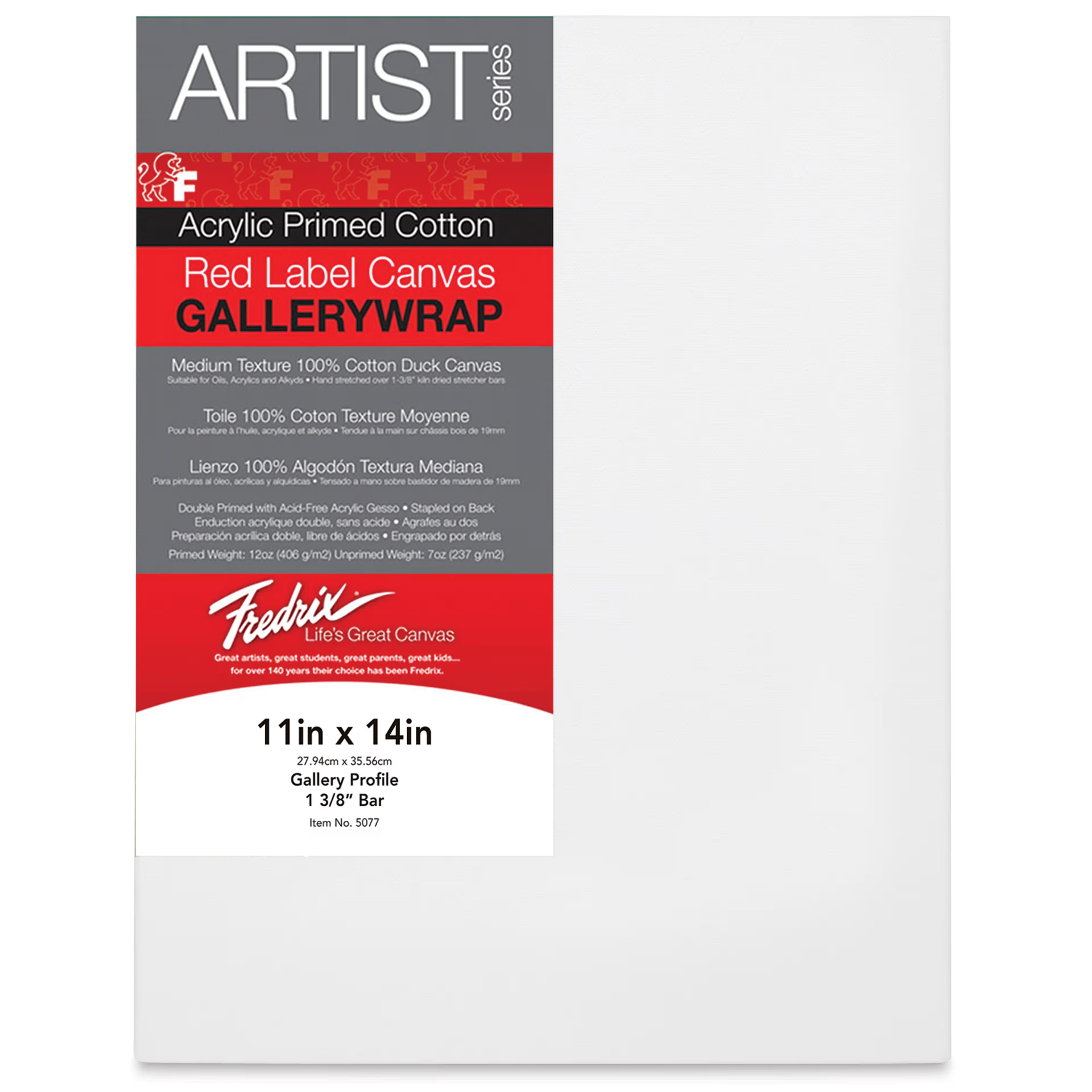Red Label Canvas, 11x14x3/4