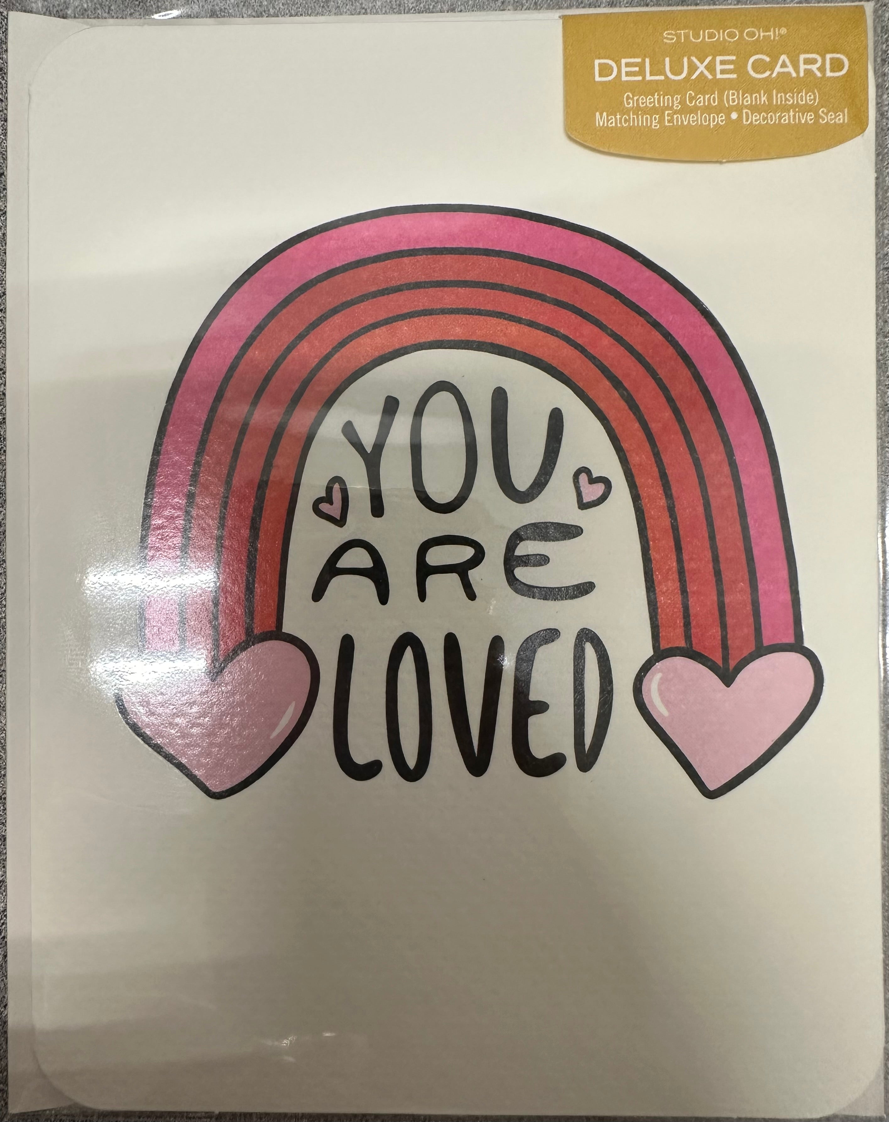 You Are Loved Rainbow Card