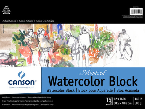 Canson Watercolor Pad, 12x16