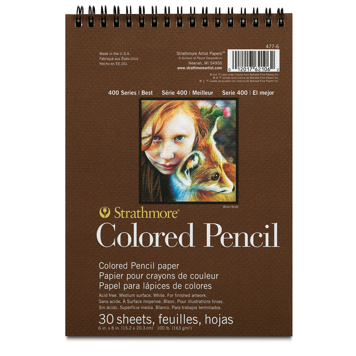 SM Colored Pencil Pad, 11x14