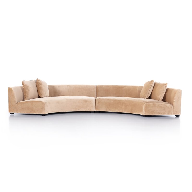 Liam 2pc Sectional, Camel