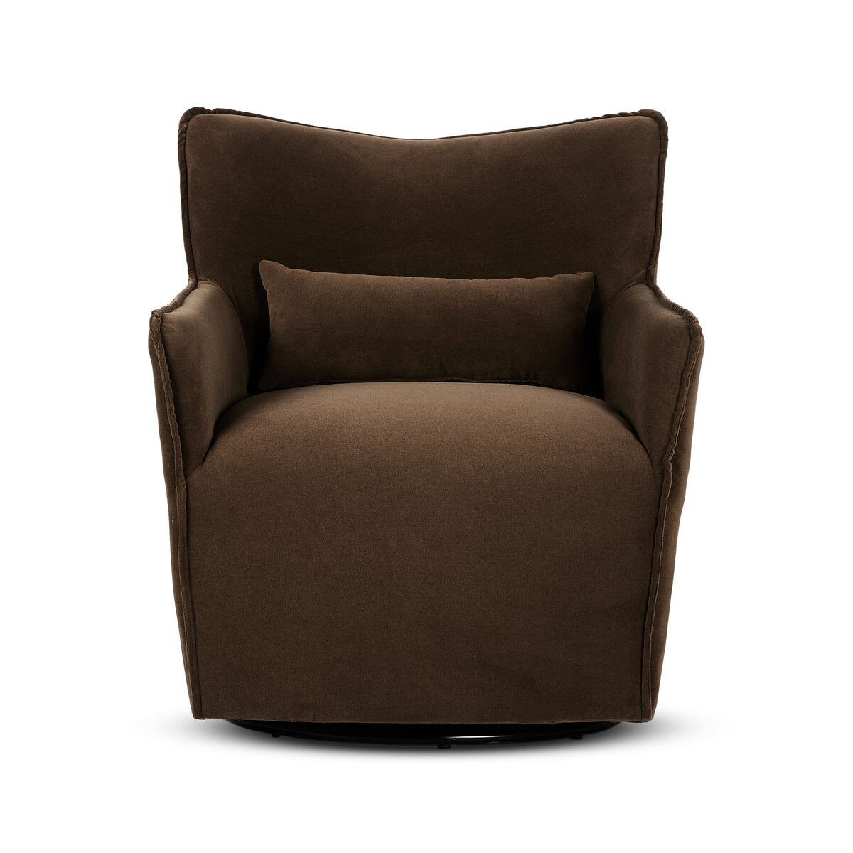 Kimble Swivel Chair - Coffee