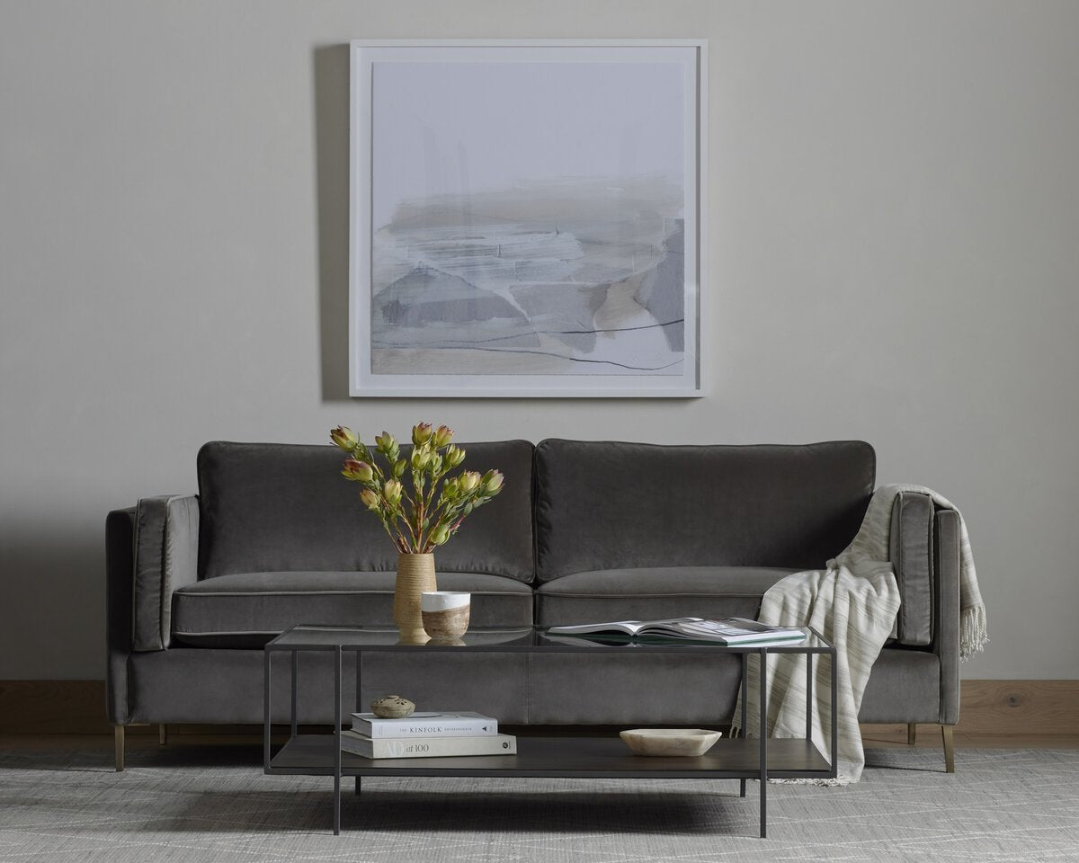 84" Emery Sofa- Sapphire Birch