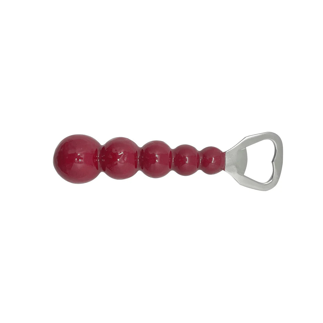 Pearled Red Bottle Opener