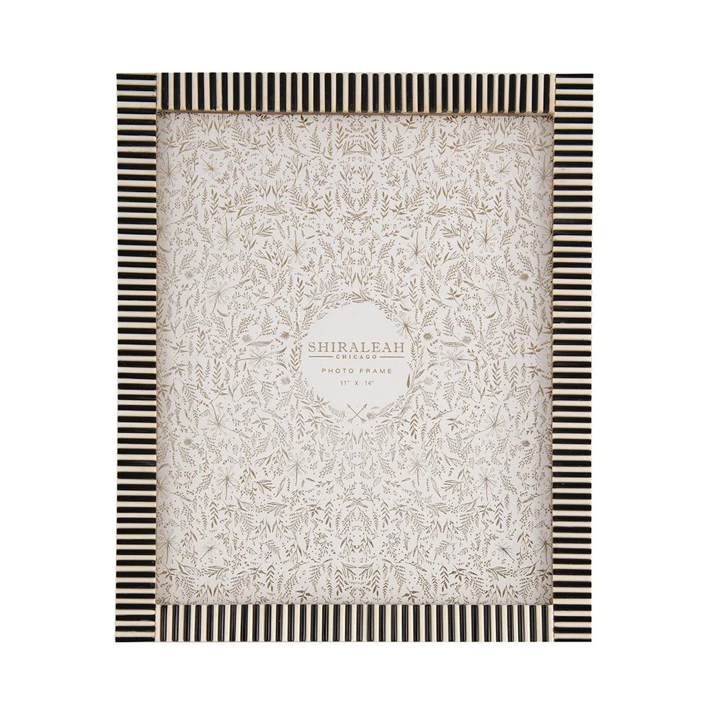 Paris Striped Black Frame - Multiple Sizes