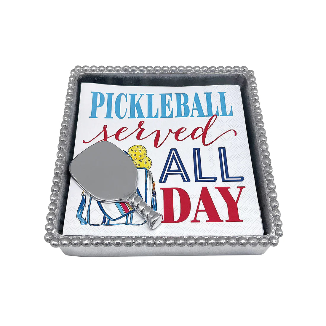 Pickle Ball Napkin Box