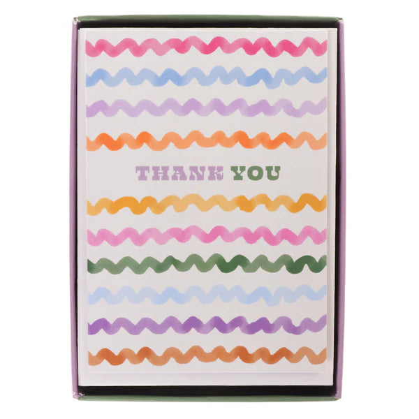 Bright Squiggle Boxed Cards