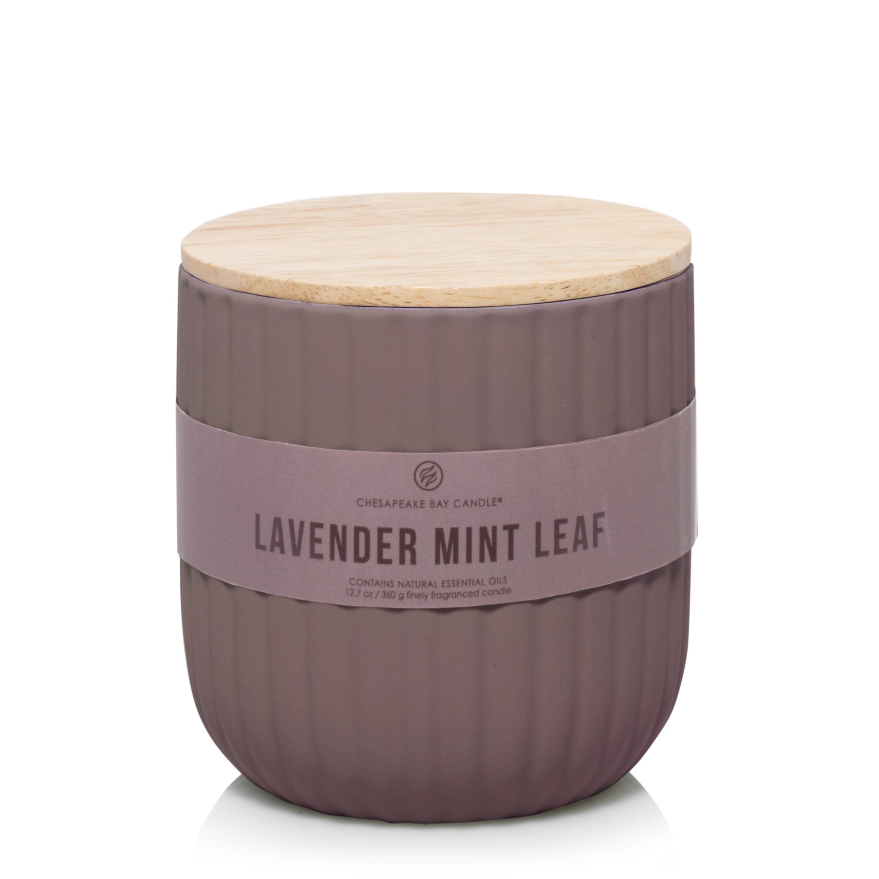 Lavender Mint Leaf Ribbed Cand