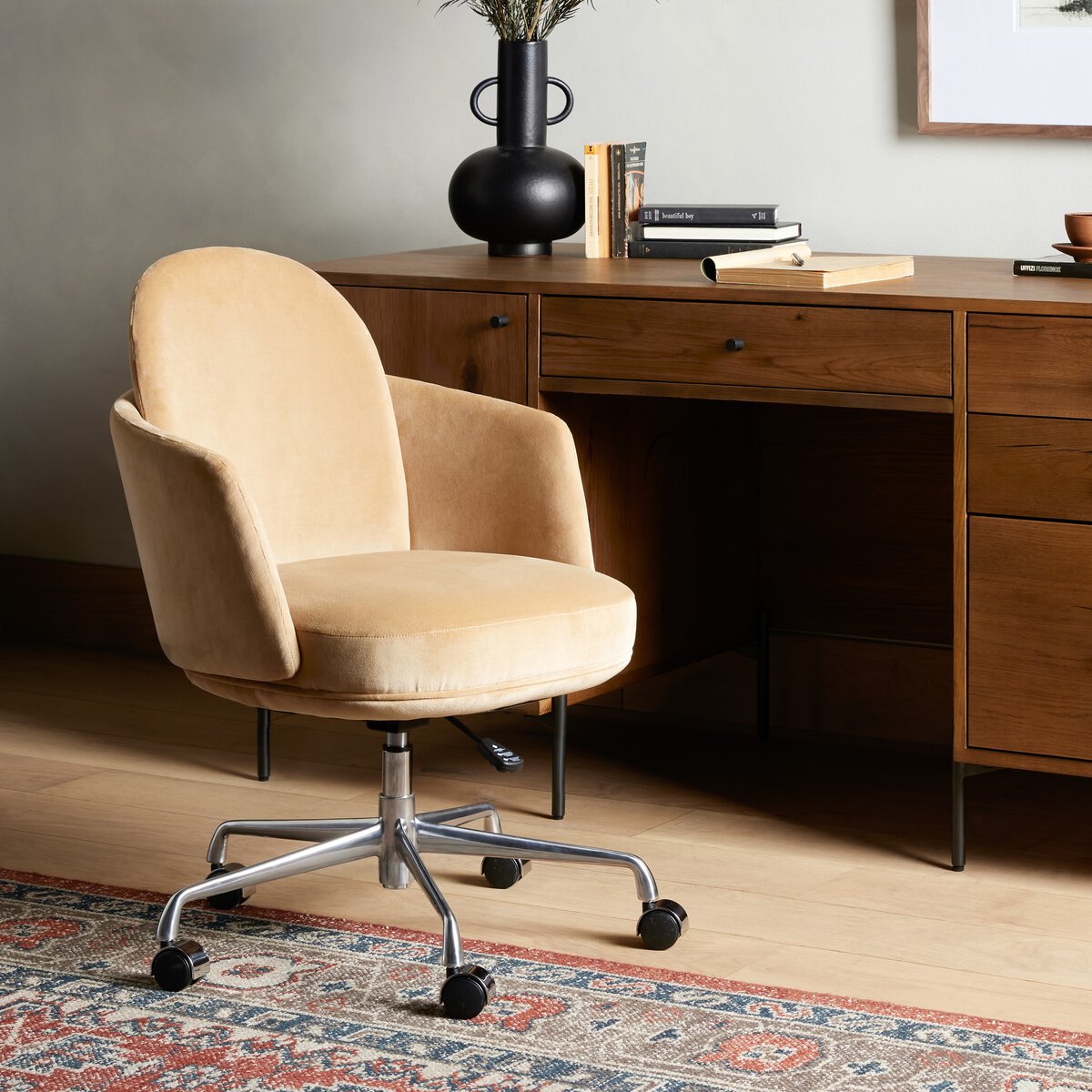 Bijou Desk Chair Surrey Camel