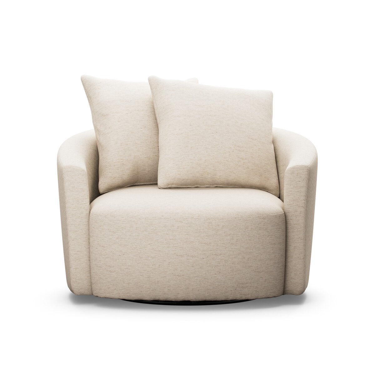 Chloe Swivel Chair, Nomad Snow
