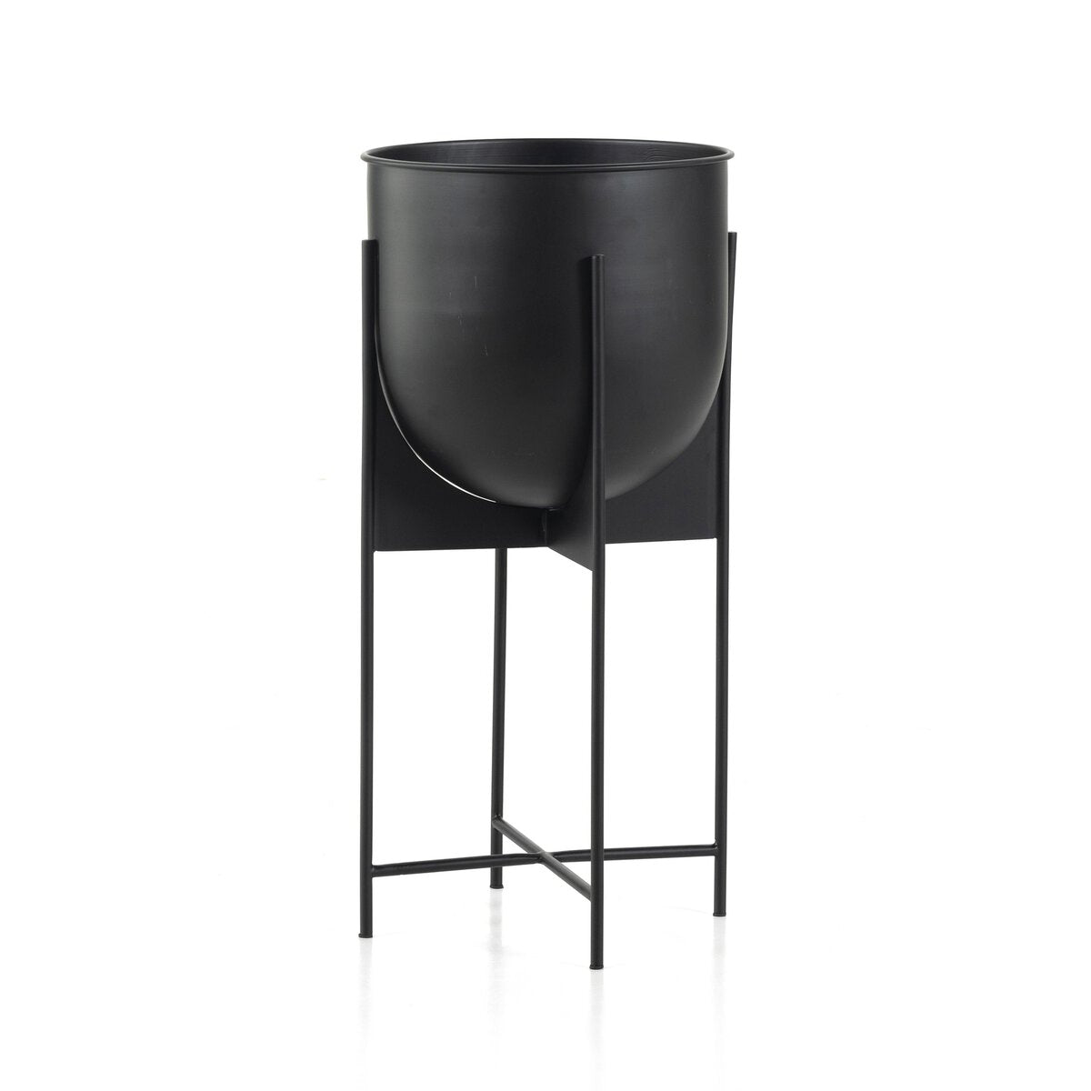 Elroy Planter, Satin Black