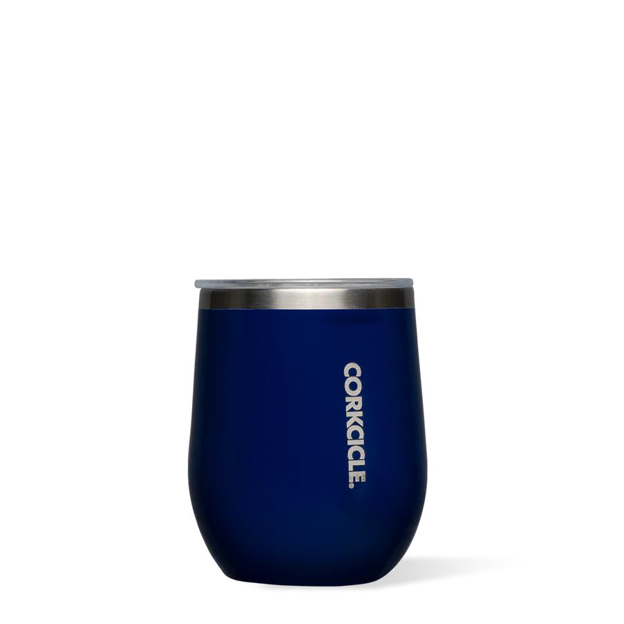 12oz Stemless - Navy Gloss