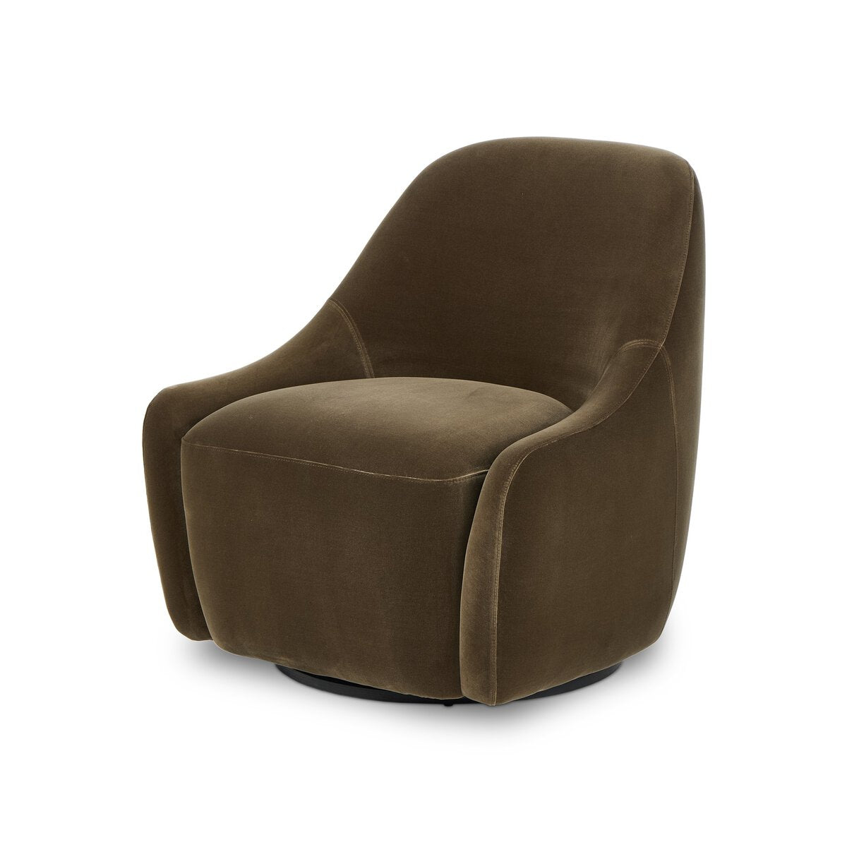 Levi Swivel Chair, Olive