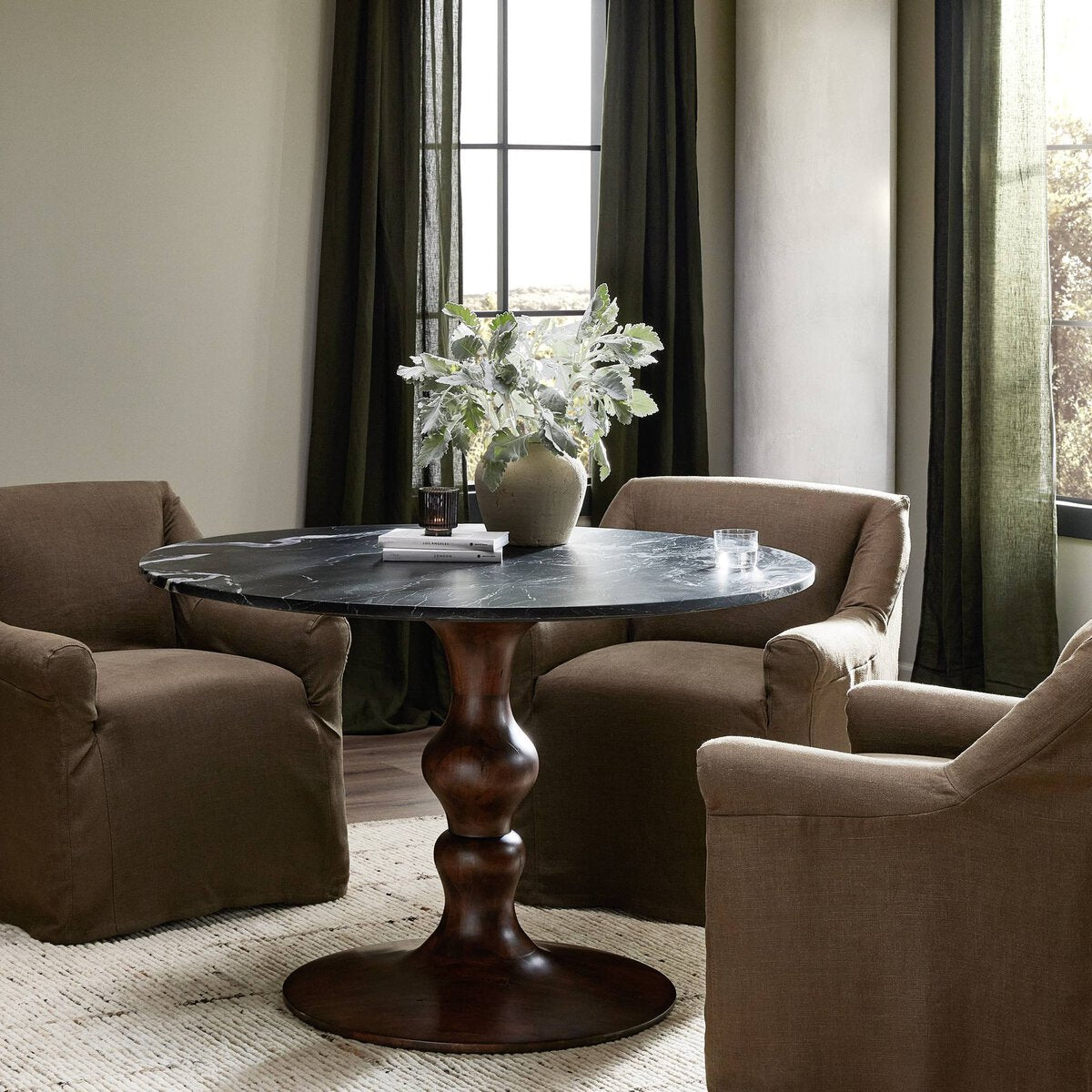 Kestrel Dining Table, Dk.Brown