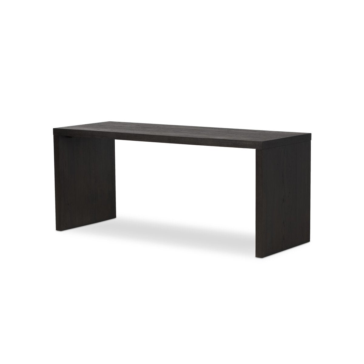 Posada Desk, Worn Black Oak