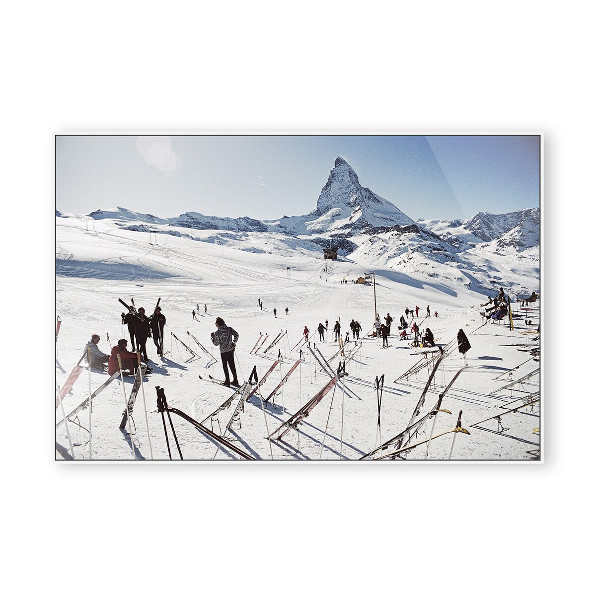 Zermatt Skiing by Slim Aarons