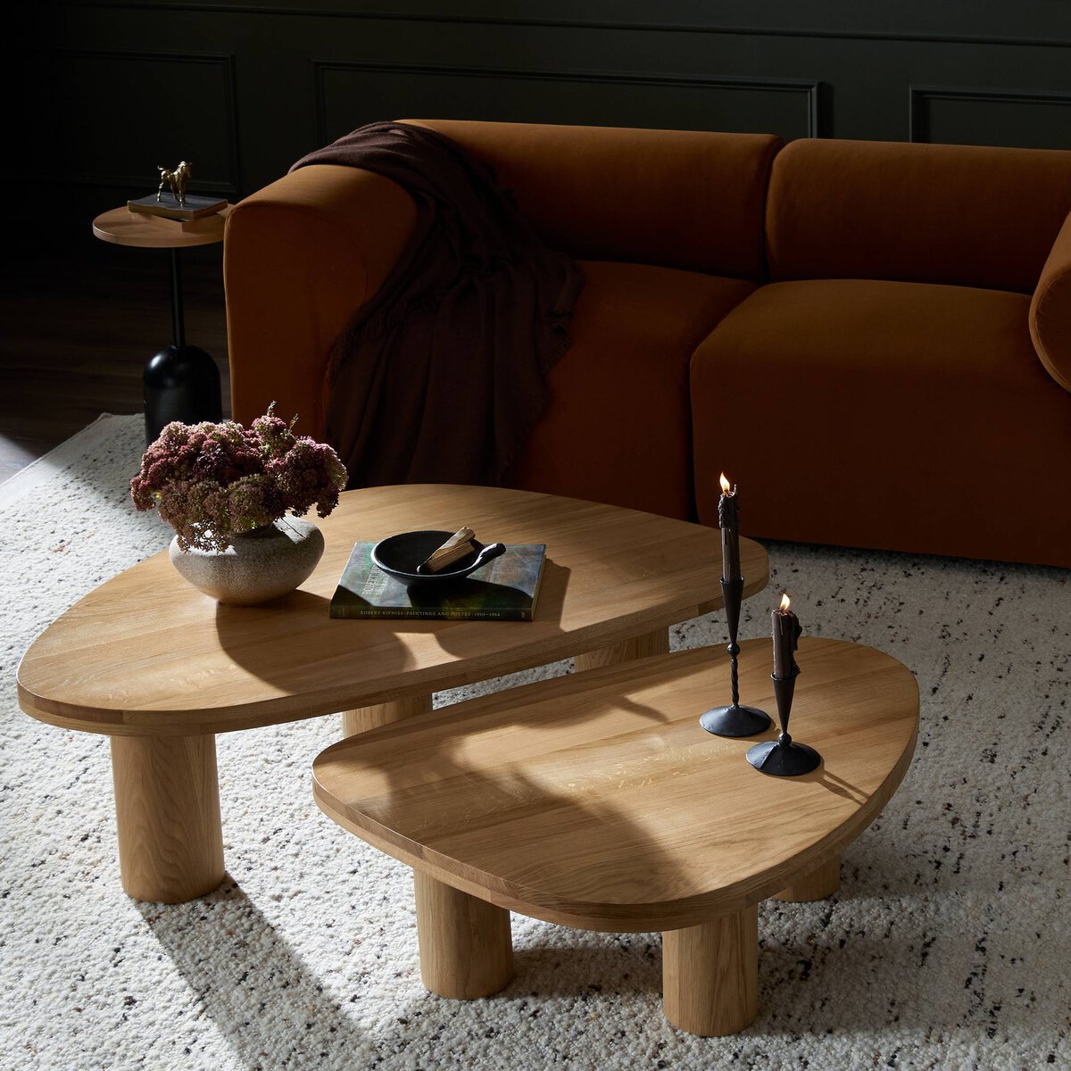 Zion Nesting Table, Nat. Oak