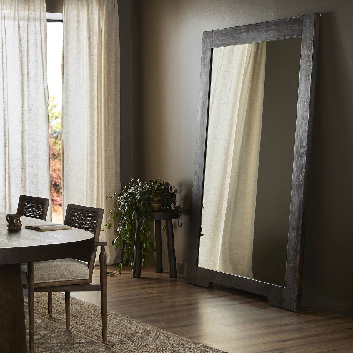 Easton Floor Mirror - Rust
