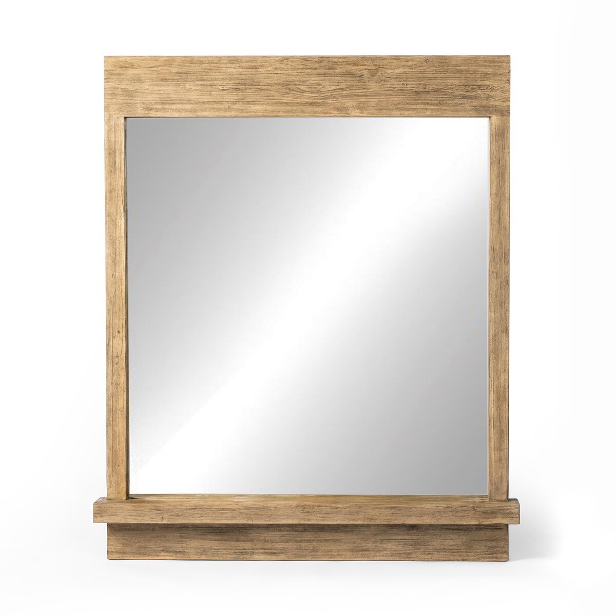 Ledge Pine Wall Mirror