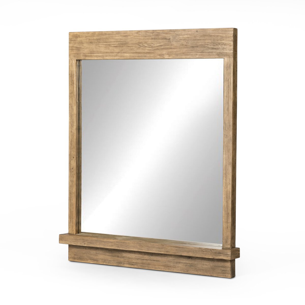 Ledge Pine Wall Mirror