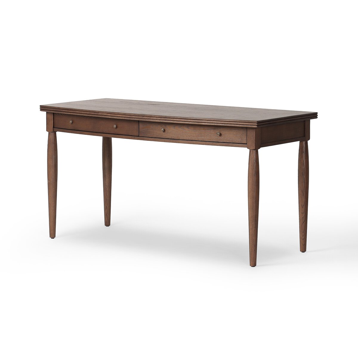 Bowfront Desk, Drifted Oak