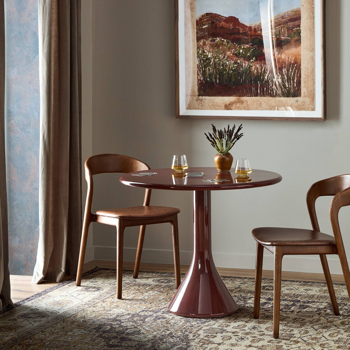 Vernon Table, Red Concrete