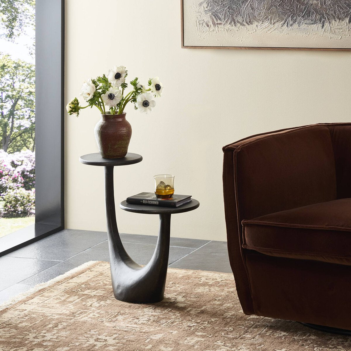 Torrid End Table, Bronze