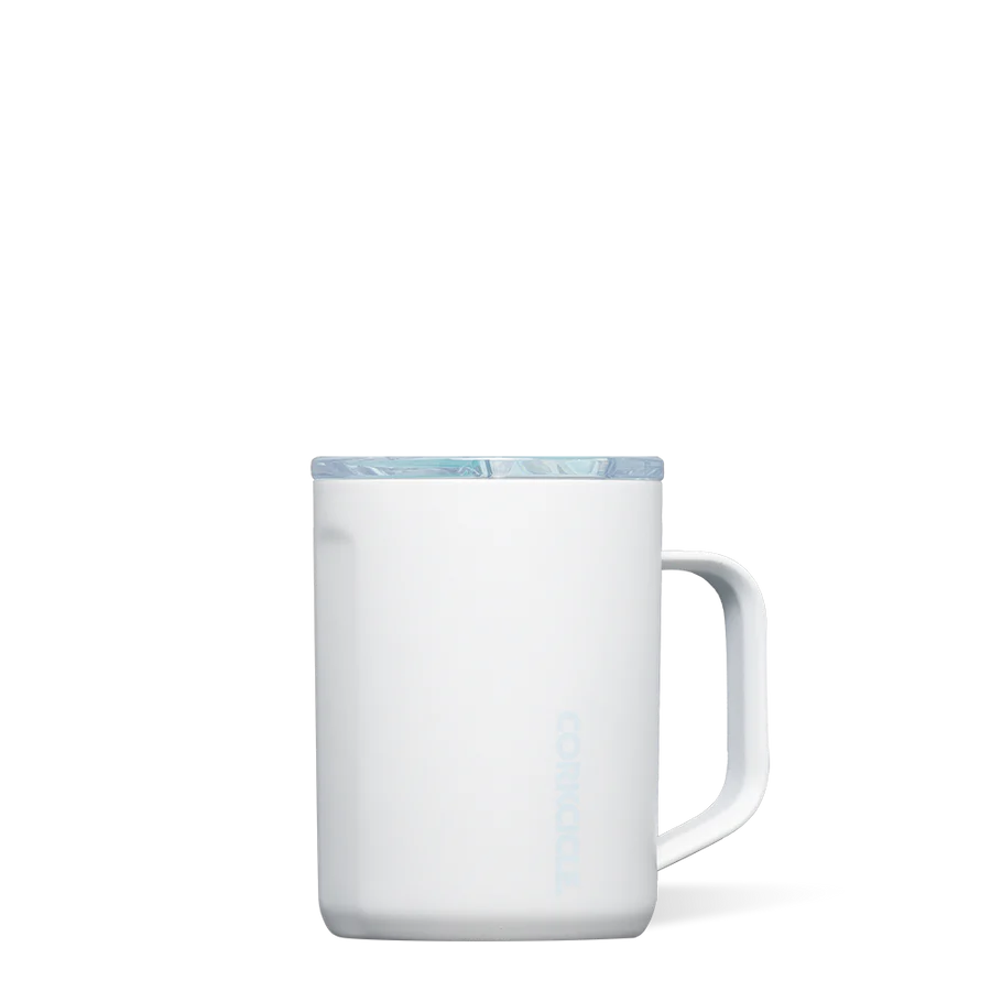 16oz Mug, Ceramic Wht/Blue