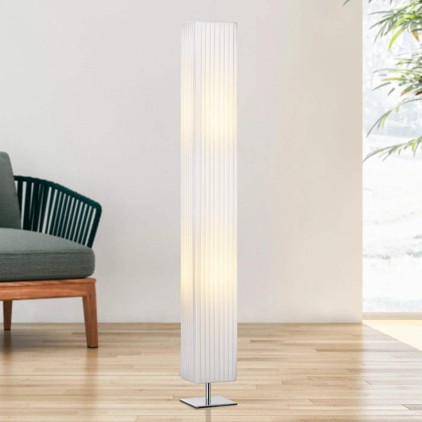 47" Square Column Floor Lamp