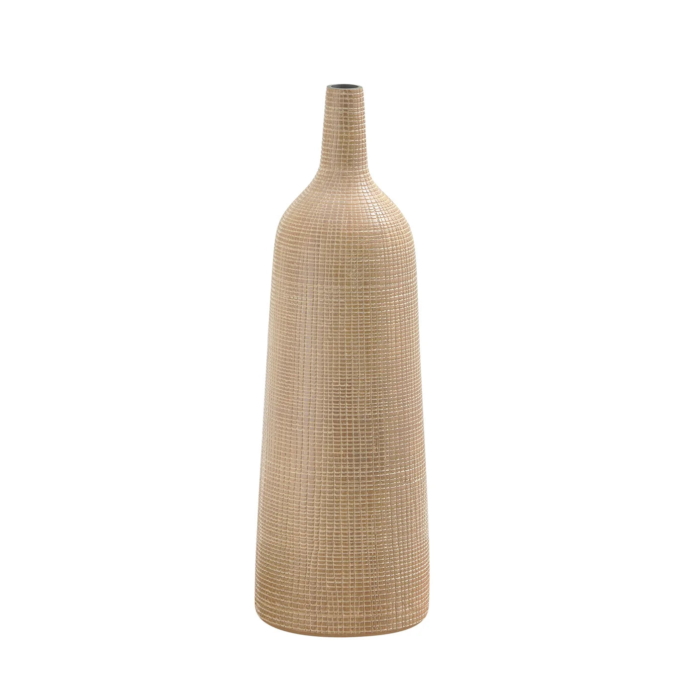 Aldus Light Brown Vase - 16.5"