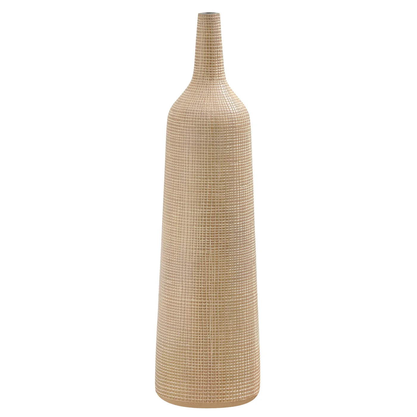 Aldus Light Brown Vase - 21"