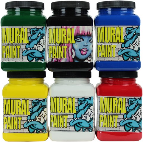 Mural Paint, Primary/16oz