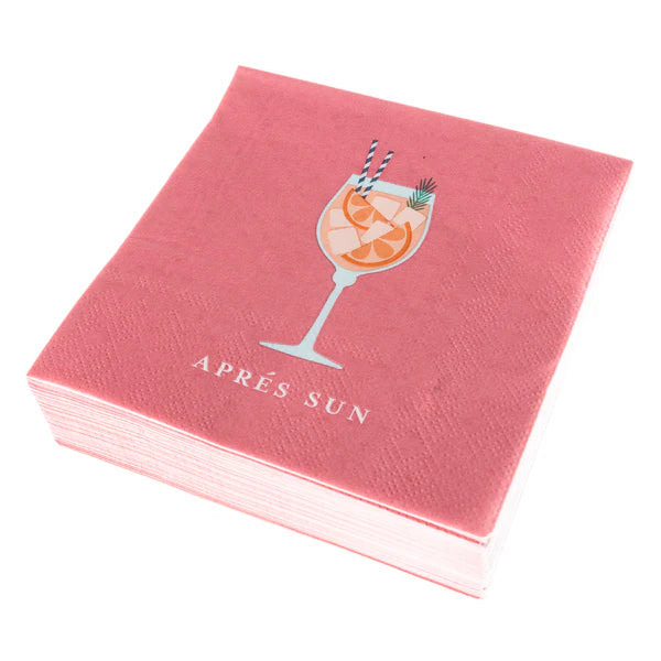 Apres Sun Cocktail Napkins