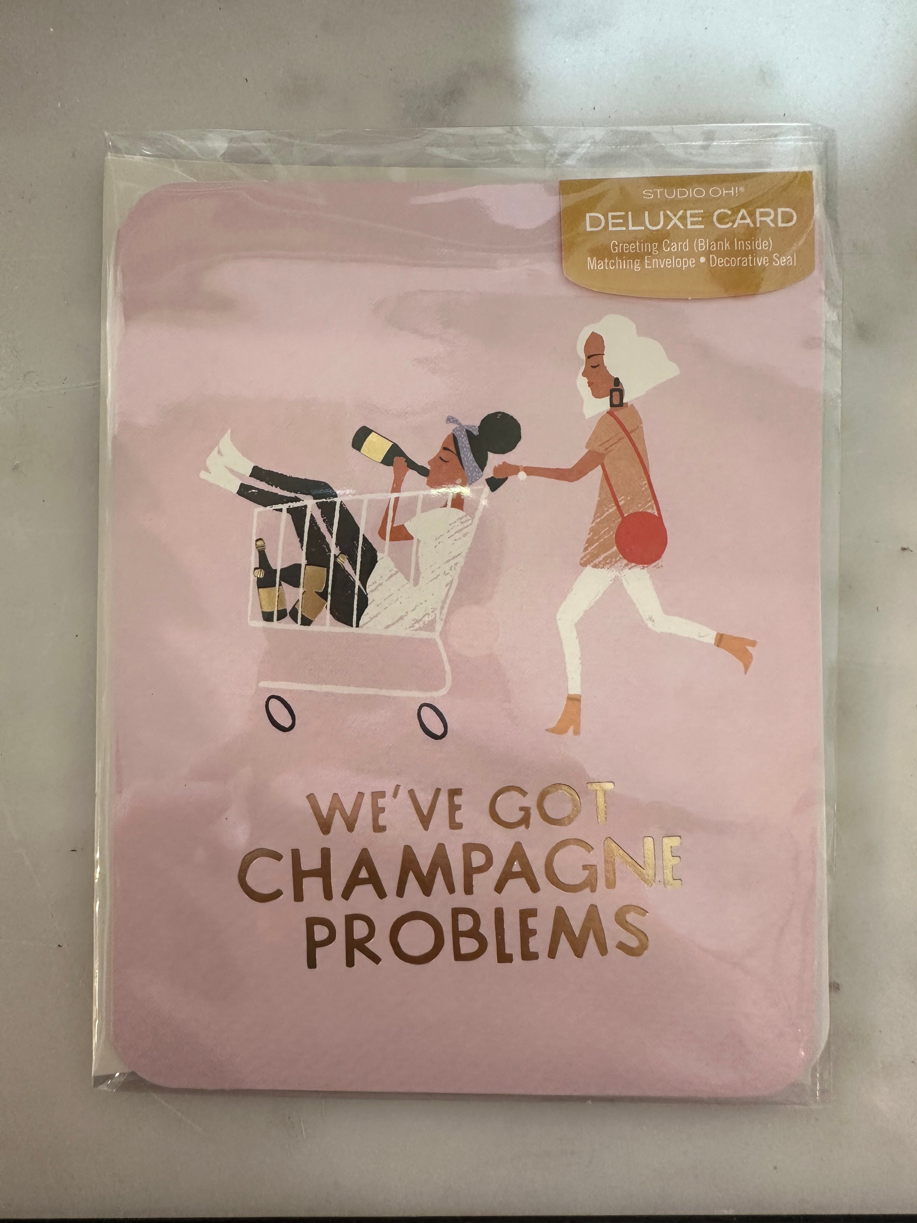 Champagne Problems Card