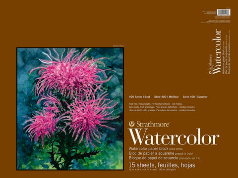 Strathmore 400 watercolor Blocks
