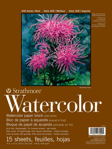 Strathmore 400 watercolor Blocks