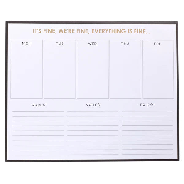 Its Fine Weekly Deskpad