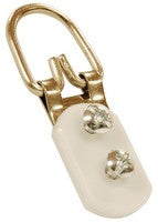 D-Ring Hanger, 2-Hole/8pk/Lg