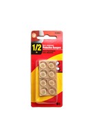 Bumpers, Clear/1/2" Round/8pk