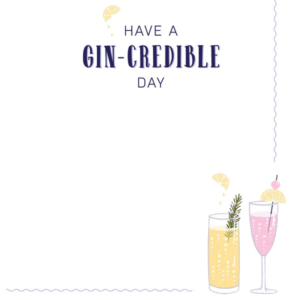 Celebrations Be Gin Bday Card