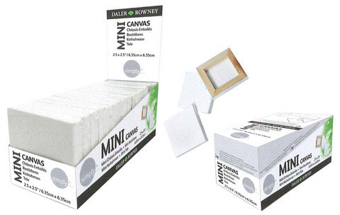 2.5x2.5 Mini Canvas, Black