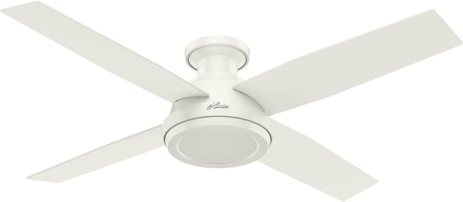 52" Dempsey LP Fan - White