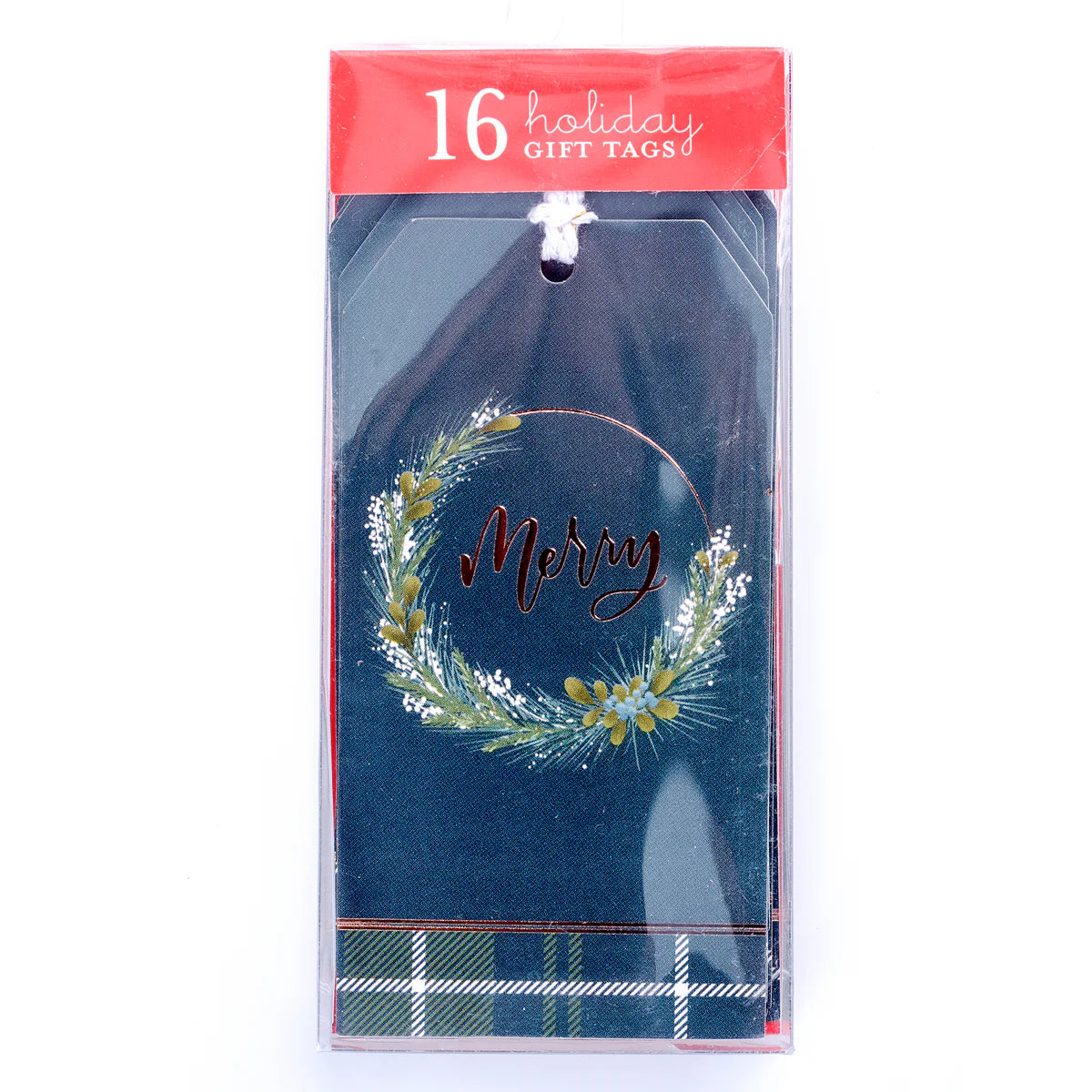 Modern Holiday Green Tag