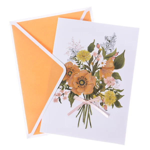 Flower Bouquet Blank Card