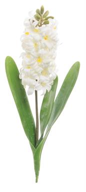 15" Natural Touch Hyacinth - W
