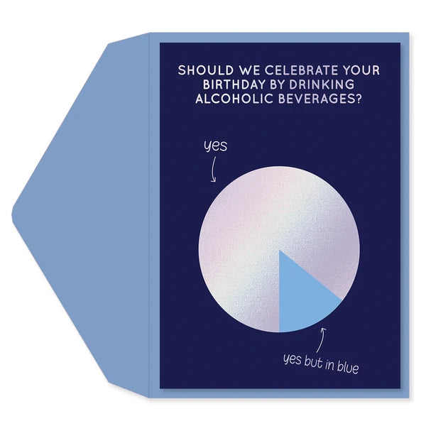 Pie Chart Bday Card