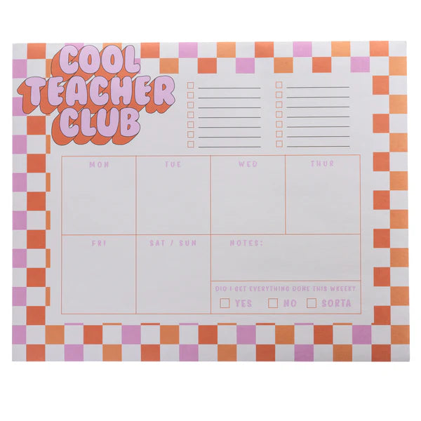 Cool Teacher Club Deskpad